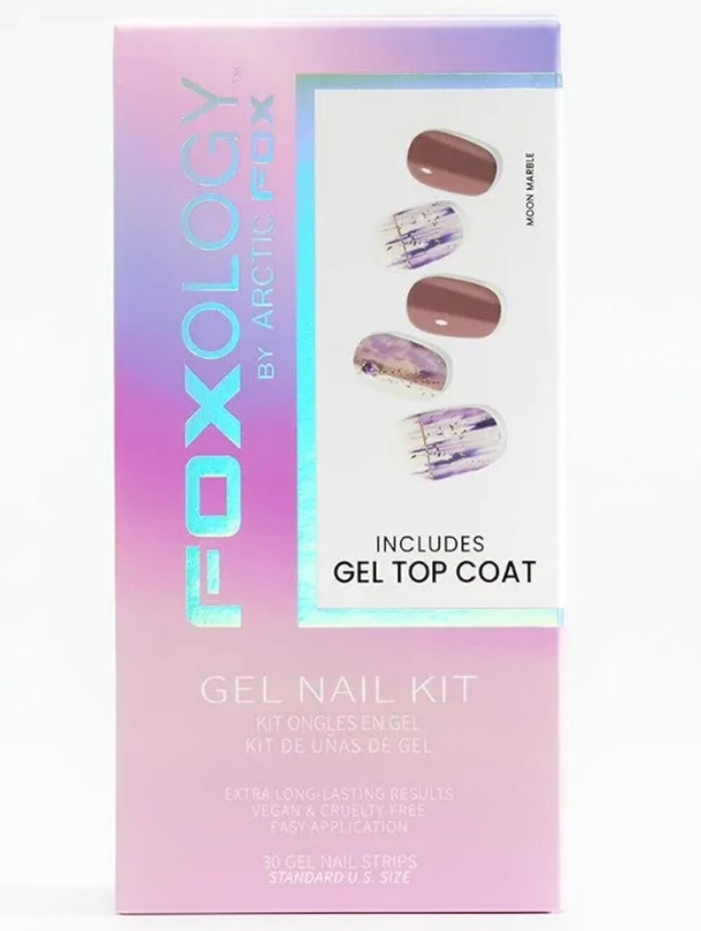 Foxology Semi Cured Gel Nail Strips Kit